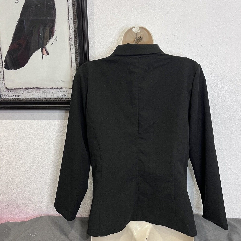 Steve Madden Black Women Office Jacket Lady Dress Business Blazer Size Large - Picture 2 of 7